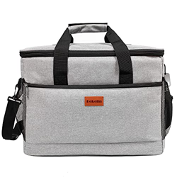 33L Nevera Portatil, Bolsa Nevera Almuerzo Bolsa Termica porta Alimentos al Aire Libre Picnic Camping Playa (Gris) en oferta