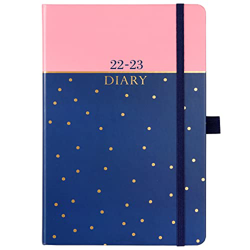 Agenda 2022-2023, Diario A5 de Agosto 2022 a Julio 2023, Porta bolígrafo y bolsillo trasero, 21,3 x 14,7 x 1,6 cm en oferta