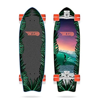 Long Island Spot 31"x9.5"x19" Surfskate Skateboard, Adultos Unisex, Multicolor (Multicolor), 9,5" x 31.0