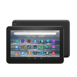 Nuevo tablet Fire 7 con pantalla de 7 pulgadas, 16 GB (modelo de 2022), color negro, Sin publicidad precio