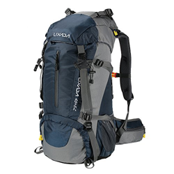 Lixada Mochila de Senderismo 50L/60L con Cubierta Impermeable Mochila de Marcha Trekking Camping Deporte Al Aire Libre precio