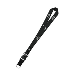 Nike Unisex LANYARD Nike Lanyard, Unisex adulto, Cordón., N.IA.17.010.NS, blanco/negro, talla única características