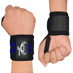 BEAST RAGE Muñequeras para levantamiento de pesas, rendimiento de construcción muscular, entrenamiento de fitness, correas de gimnasia, soporte de laz precio