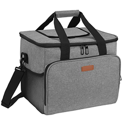 20L Bolsa Térmica Porta Alimentos, Bolsa Isotermica para Picnic Camping Acampada, Bolsa de Almuerzo Plegable con Correa de Hombro Ajustable, Impermeab precio