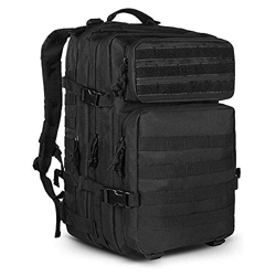 LHI 45L Gran Mochila Táctica militar Mochila Molle Asalto Pack Múltiples Bolsillos Mochila de almacenamiento Para exteriores Senderismo Acampada, Mont en oferta