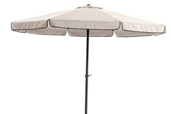 Sombrilla jardín | terraza - TH - Parasol aluminio con manivela | Color crudo | 4 metros precio