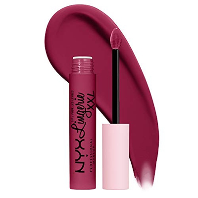 NYX Professional Makeup Lip Lingerie XXL Labial líquido Larga duración, Fórmula Vegana, Tono Xxtended