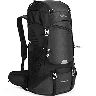 HOMIEE 50L Mochila Senderismo, Mochila de Montaña Multifuncional, Mochila al Aire Libre Impermeable, Adecuada para Trekking, Excursiones, Caminatas, M