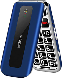artfone Teléfono Móvil para Mayores, Senior Móviles de Teclas Grandes, SOS Botón, Pantalla de 2,4 Pulgadas, 2G gsm, Doble SIM, Llamada rápida, Sonido  características