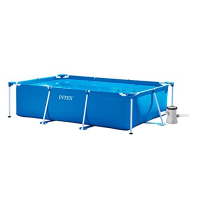 INTEX Pack Piscina Small Frame 220x150x60 cm 1662 litros + Depuradora cartucho 1250 litros/hora