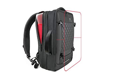 OXIDIA Mochila Expandible de 25 a 40 L | Mochila de Viaje de Negocios Grande para Hombre | Equipaje de Mano para Cabina | Ligera | Impermeable | Compa