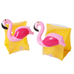 Feliciay 2 Piezas Flotadores de Brazo de Natación Brazaletes de Natación Inflables para Niños, Bandas de Brazo de Natación de Flamenco Mangas Anillos  precio
