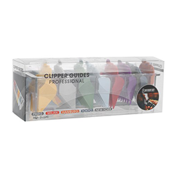 8 Guía de tallas Peine Set Multicolor Clipper Repuestos Accesorios de corte de pelo, utilizado en peluquerías, hogares precio