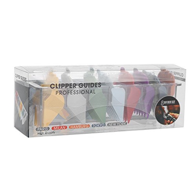 8 Guía de tallas Peine Set Multicolor Clipper Repuestos Accesorios de corte de pelo, utilizado en peluquerías, hogares