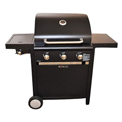 KE Grill Barbacoa A Gas Piedra volcánica 3 fuegos con hornillo muebles de jardín de exterior Parrilla Art.ke002  precio