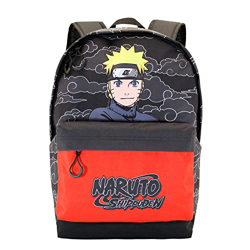 KARACTERMANIA Naruto Clouds-Mochila HS Fan, Negro en oferta