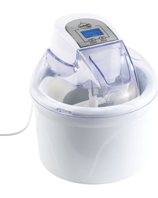 Rosenstein & Söhne Maquina de helados: Máquina de helados 4 en 1 EMA-300 con pantalla LCD, para 1,5 litros de helado, 7 W (Fabricante de helados)