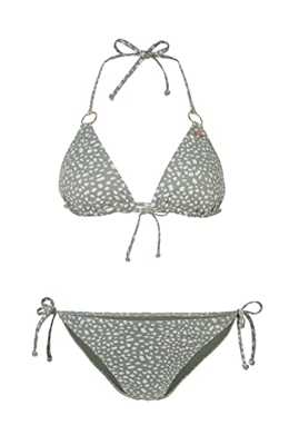 O'NEILL Capri-Bondey Fixed Set Essentials Women Bikini, Mujer, 36010 Green AO, 38