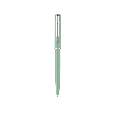 Waterman Allure bolígrafo, Lacado en color verde menta mate con adornos cromados, Punta mediana, Tinta azul, Con estuche de regalo