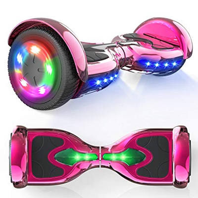 MICROGO Hoverboards para niños de 6.5 Pulgadas con parlantes Bluetooth con Luces LED, Regalo para niños y Adolescentes