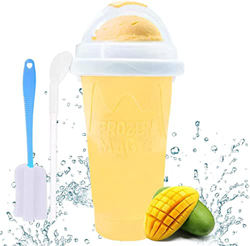 Taza Para Hacer Aguanieve Vaso De Batido Mágico Congelado Rápido Máquina Para Hacer Granizados Y Batidos Caseros Copa De Pellizco De Sílice De Doble C precio