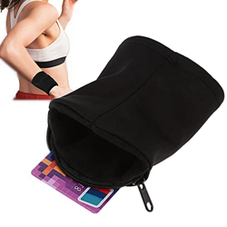 Wristband Wallet, Cartera de Muñeca Outdoor Sport Running Jogging Exercise Gym Wrist Band Wristband Wallet para Correr, Fitness, Ciclismo, Senderismo, en oferta
