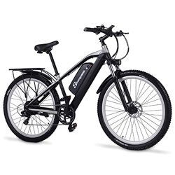 M90 Bicicleta eléctrica para Adultos Bicicleta montaña de 29 Pulgadas 48V 17Ah Batería Litio extraíble Freno hidráulico Delantero y Trasero (Más 1 bat características