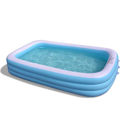 Piscina inflable para niños Piscina familiar Tamaño completo 305 x 183 x 56 cm para niños pequeños y adultos Centro de natación Salón familiar Piscina