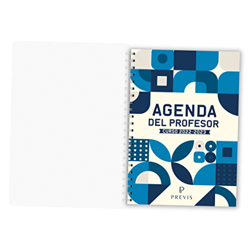 Previs Agenda Profesor Curso 2022 2023 A5 Con Fechas - Cuaderno del Profesor - Planificador de Clases Diario y Vida Personal. características
