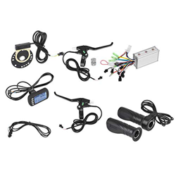 Alomejor 36 V / 48 V 250 W / 350 W Controlador de Motor sin escobillas Kit de Panel LCD Conversión de e-Bici para Bicicleta eléctrica Scooter(36V/48V  precio