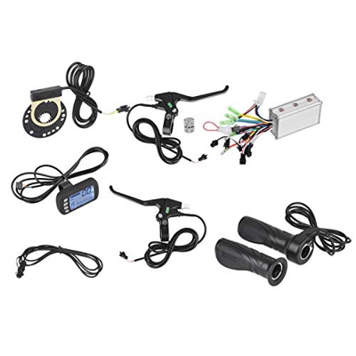Alomejor 36 V / 48 V 250 W / 350 W Controlador de Motor sin escobillas Kit de Panel LCD Conversión de e-Bici para Bicicleta eléctrica Scooter(36V/48V 
