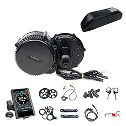 Bafang Bicicleta Eléctrica Motor Central BBS01B Kit de Conversión 36V 250/350 / 500W Motor Central con Batería de 36V 13/15.6/17.4/19.2 / 24Ah (Opcion precio