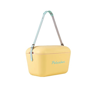 Nevera Portatil, Caja Térmica, Nevera para Playa, Camping y Picnic (20 L, Amarillo)