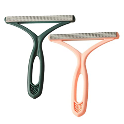 Ribiil 2 unidades de depilación manual de doble cara, reutilizables, de doble cara, para mascotas, depiladora rápida (rosa y verde). precio