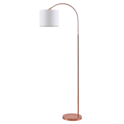 Lindby Keriba lámpara de pie, cobre/blanco precio