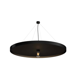LEDWORKS Sono-LED Round E27 péndulo marco negro en oferta