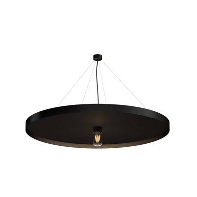 LEDWORKS Sono-LED Round E27 péndulo marco negro