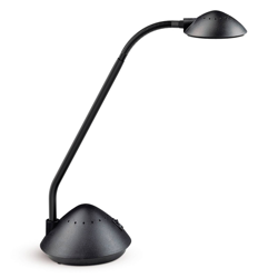 Lámpara de mesa LED MAULarc brazo flexible negro en oferta