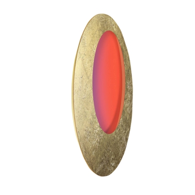 Escale Blade Open aplique LED RGBW oro Ø95cm