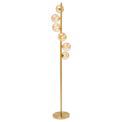 KARE Scala Balls lámpara de pie, 6 luces, oro características
