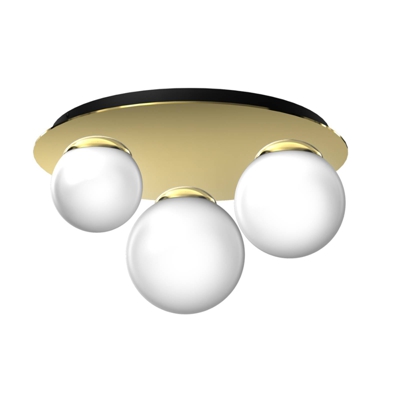 Plafón Plato, 3 luces