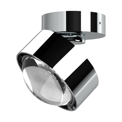 Puk Mini Move LED, lentes claras, cromo