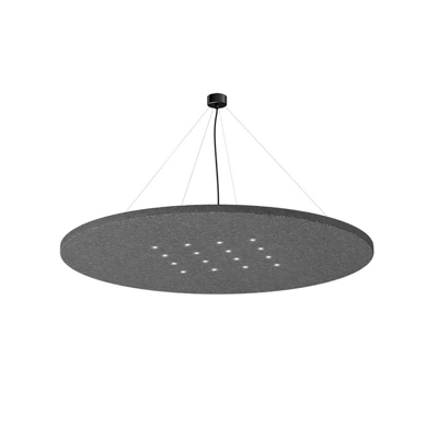 LEDWORKS Sono-LED Round 16 péndulo 930 38° gris
