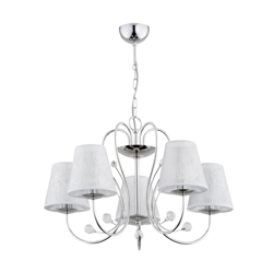 Lámpara de araña Unity Royal, 5 luces características