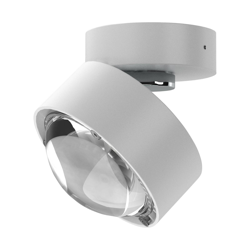 Puk Mini Move LED lentes claras, blanco mate/cromo en oferta