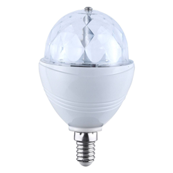 Bombilla LED E14 3W RGB "Disco" 120° precio