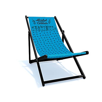 Holtaz Tumbona Madera Hamaca Plegable Silla Playa Ajustable en 4 Posiciones con Material Desmontable Jardín Piscina Bares Cafeterías Hoteles hasta 130