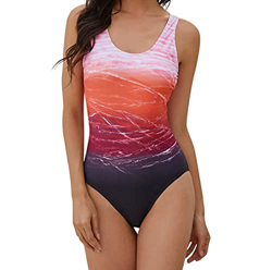 heekpek Bañadores Mujer Trajes de Baño Una Pieza Bañador Reductores Traje Baño Deportivo Bikini con Relleno Bañador Natacion Halter Verano Trikini Cin en oferta