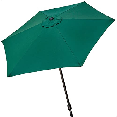 Aktive - Parasol hexagonal Garden diámetro 3 m - Mástil de aluminio 38 mm - Color verde (ColorBaby 53874)