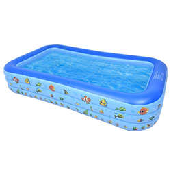 Honganrunli - Piscina hinchable grande, 295 x 170 x 55 cm, piscina familiar con suelo hinchable suave para jardín en oferta